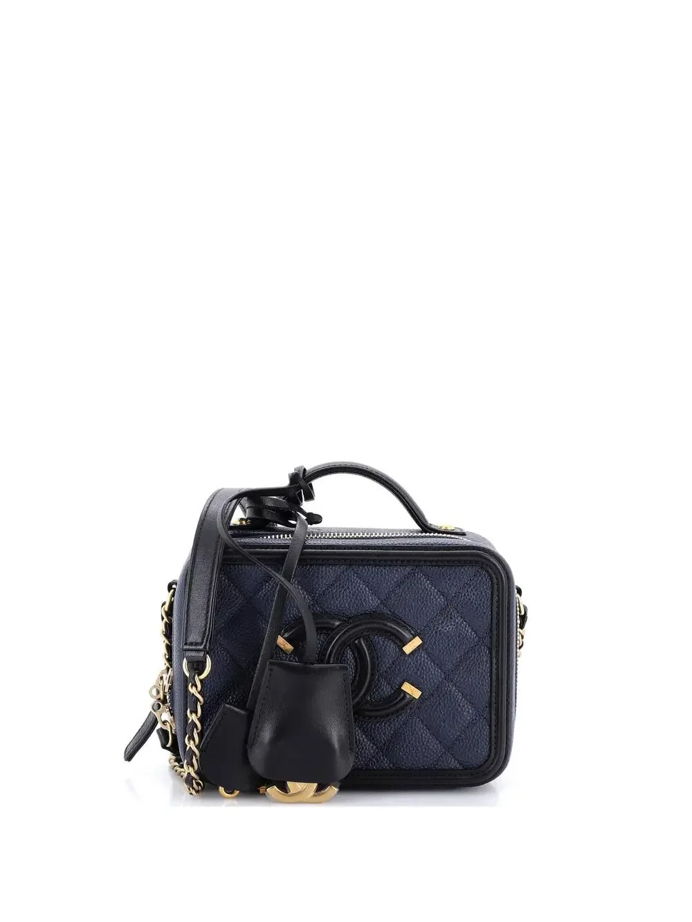 Chanel Filigree Vanity Case Quilted #259152C38B